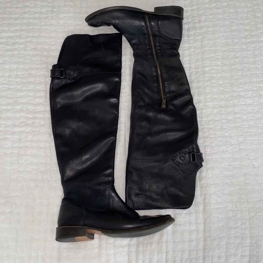 Over the knee Frye boots
